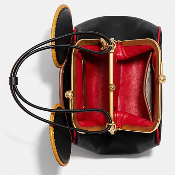 # Coach Disney Mickey Mouse X Keith Haring Kisslock Bag New With Tag- Reemoly - Picture 15 of 16